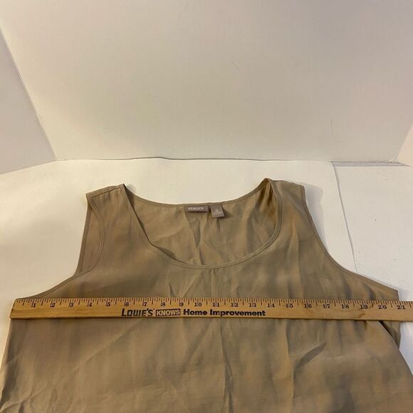 Chicos brown top size 2 large modal blend tank cami - Picture 6 of 6